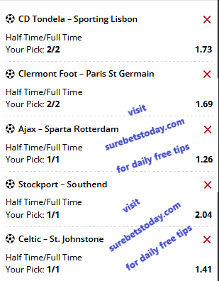 9th APRIL FREE HT FT